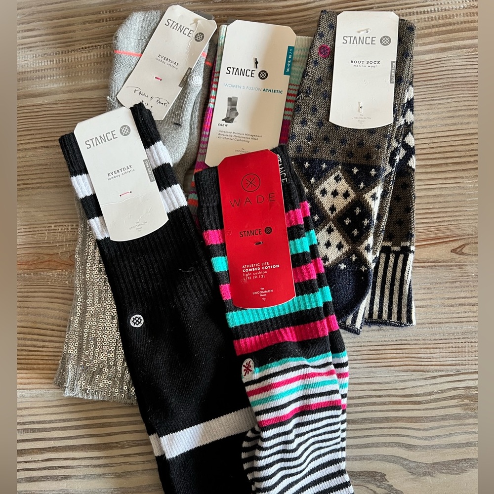 Lot of Stance socks NWT and like new.